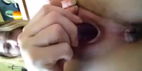 Teen Pussy Toying Closeup