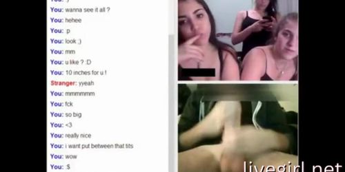 Omegle Leak #2 - Girls Are Amazed By His Huge Cock!