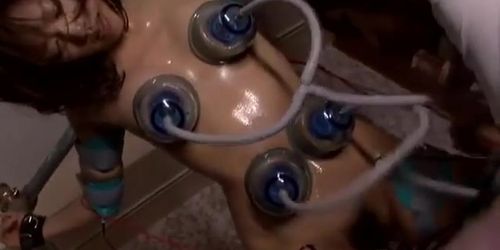 Japanese massage turns into bondage