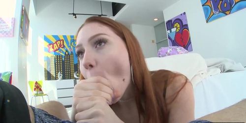 PAWG Redhead 1st Anal