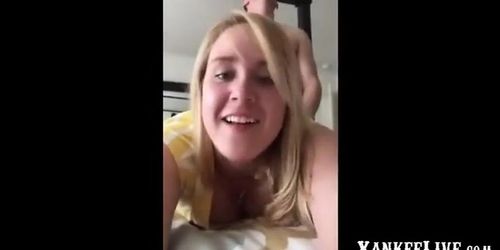 Blonde Amateur Enjoys Doggy-Style Pounding (Cute_Amateur )