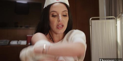 Nurse Angela White Gets Her Ass Fucked (Manuel Ferrara)