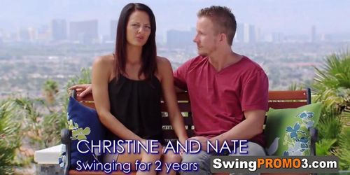 Swinger Couples Enter The Swing House To Experience New Sexual Adventures.