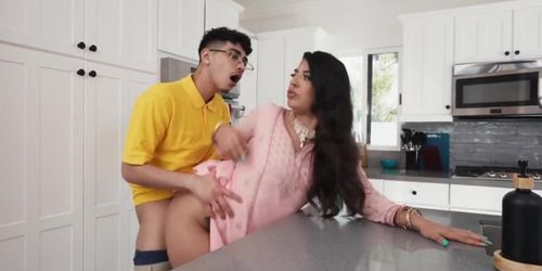 Hot Indian Girl Jasmine Has Fun With Her Stepsister'S Bf - Diego Perez