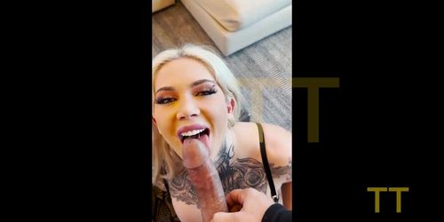 Gorgeous Tatted Blonde Christina Savoy Leaked Home Video- Real Amateur - TT S1E4 model pussy