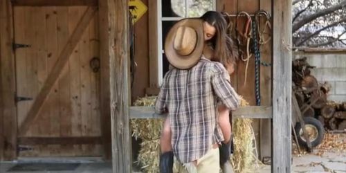 PASSION-HD Cowboy & Cowgirl have ranch sex