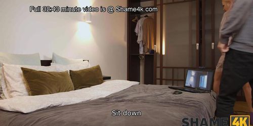 SHAME4K. Silence is precious and sex with the mature is a price for it