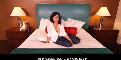 Anal Fuck This Huge Tits Gilf Pov Her Snapchat - Bambi18Xx