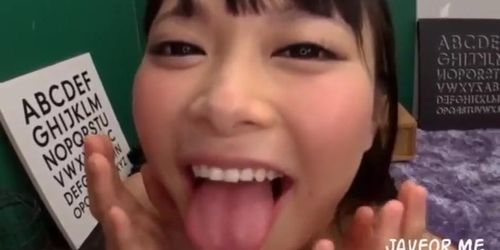 Airi Natsume Enjoy A Mouthful Of Sperm For FOUR Times / Gokkun Swallow