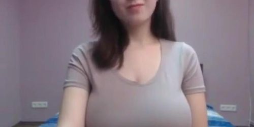 Beautiful showed amazing tits Wow, must see