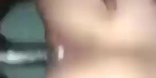 PAWG snowbunny creaming on BBC