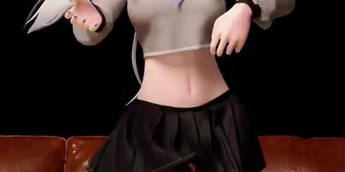 MMD Haku Bunny Style Strip