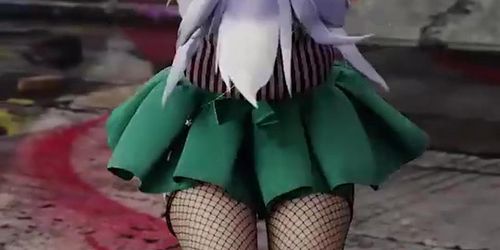 MMD Haku Stockings Skirt Strip
