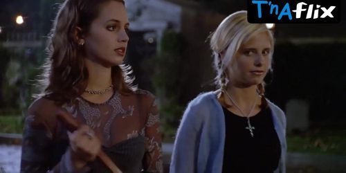 Eliza Dushku Breasts Scene  in Buffy The Vampire Slayer