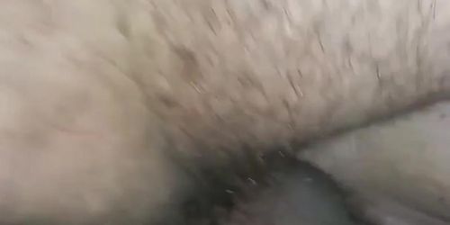 BBW wife creampied by big cock bull
