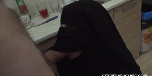 Hairy muslim wife was punished by rough sex