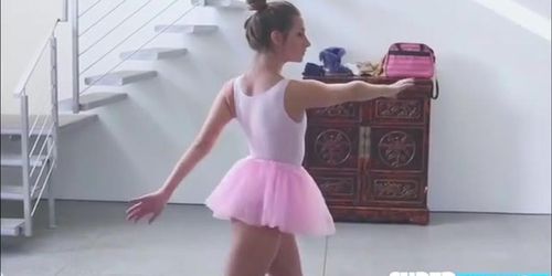 Short and brunette Cassidy Klein gets fucked by her ballet instructor (Bridget Bond)