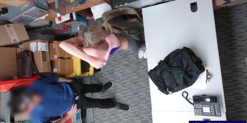 Petite Blonde Teen Thief Gets Pussy Drilled By Lp Officer (Emma Hix)