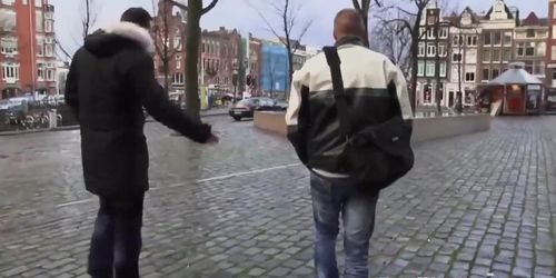 Busty Dutch hooker bigtits jizzed by tourist