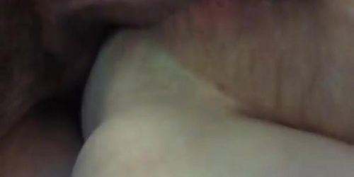 Wifes creamy pussy getting fucked cream pie porn