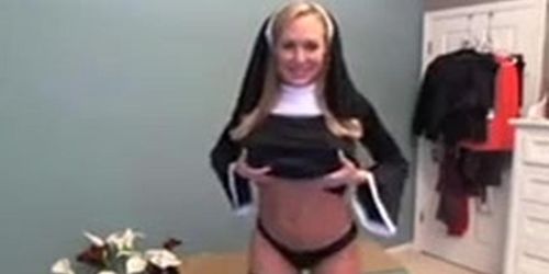brandi love in nun outfit
