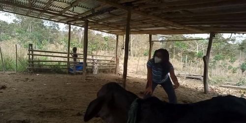 Latina Step Mother Seduces Her Step Son On The Farm