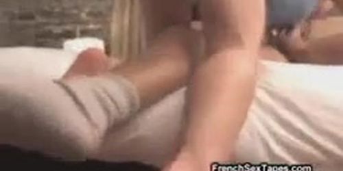 Sexy French Girlfriend Teasing Boyfriend