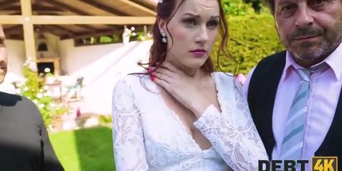Redheaded bride needs a fuck in a twisted porn movie