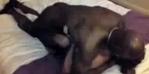 Cheating wife takes a black load