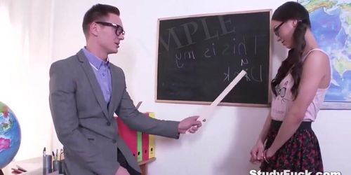 Cute Minx Ass-fucked by Her Teacher