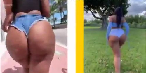 HUge ass walking compilation