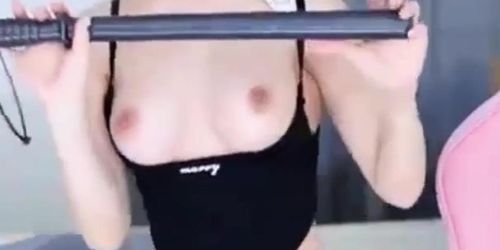 BJ Deer Korean Topless Swimsuit Dance