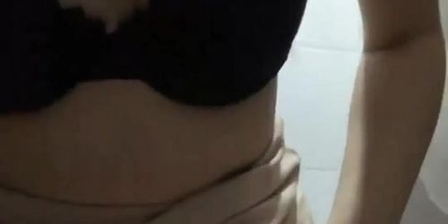 asian girl masturbation in bathroom
