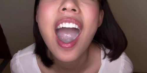 Yua Nanami swallows 4 loads