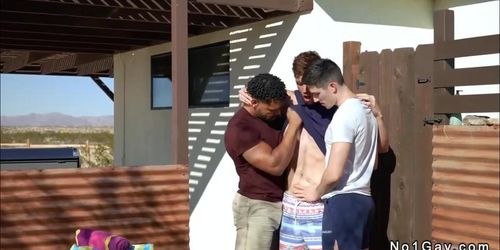 On Cheat Day gay man has threesome in a desert cabin