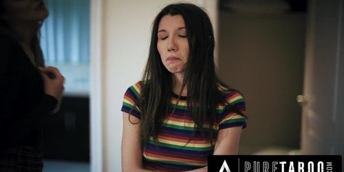 Pure Taboo Virgin Teen Maya Woulfe Betrays Girlfriend To Fuck Older Femdom Stepsister Gizelle Blanco
