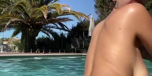 Anna Paul Naked In Swimming Pool