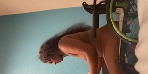 Fucking a gorgeous handicapped Black woman