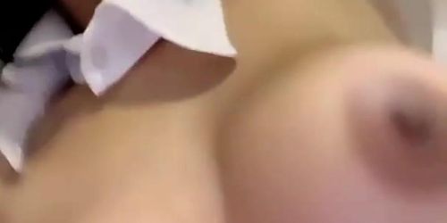 Indonesian Busty Ex-Model Fucked By Big Black Dick (Creampie Version)