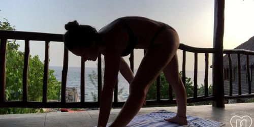 Dani Daniels - Sunset Yoga In Jamaica