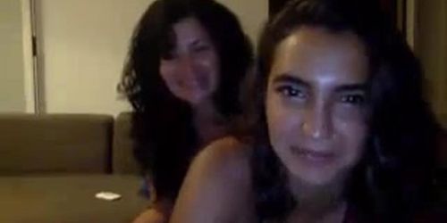 mom and daughter webcam striptease part 4