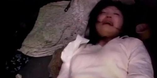 Japanese mother submitted to sexual abuse and mouth fucked hard