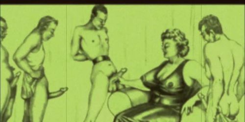 Vintage erotic illustration