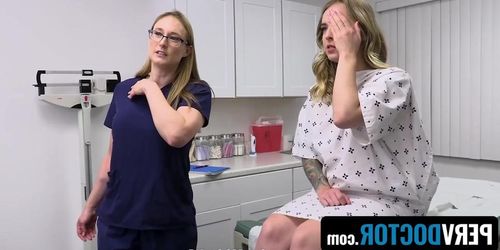 Busty Patient Gets Fertility Test In The Doctors Office - Perv Doctor mzux46m