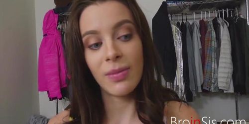 If you keep your mouth shut, I'll fuck you stepbrother- Lana Rhoades porn