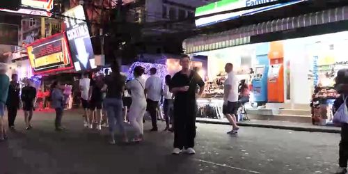 Pattaya Walking Street Nightlife and ladyboy,Thailand 2020