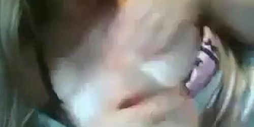 Cute Brunette Girl Fingers Her Pussy