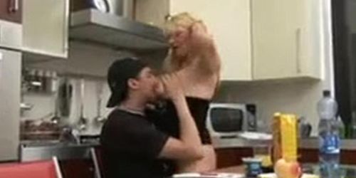 Son banged his beautiful busty mother in different positions