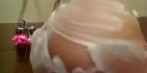 Hot Webcam Slut Rides Dildo In Shower 2