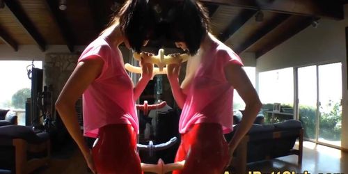 Sweet assed skank dildo